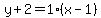 y%2B2=1%28x-1%29