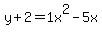 y%2B2=1+x%5E2-5+x