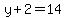 y%2B2=14