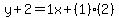 y%2B2=1x%2B%281%29%282%29