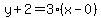y%2B2=3%28x-0%29