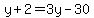 y%2B2=3y-30