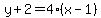 y%2B2=4%28x-1%29
