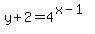 y%2B2=4%5E%28x-1%29
