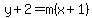 y%2B2=m%28x%2B1%29