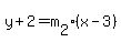 y%2B2=m%5B2%5D%28x-3%29