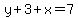 y%2B3%2Bx=7