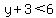 y%2B3%3C6