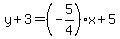 y%2B3=%28-5%2F4%29x%2B5