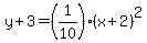 y%2B3=%281%2F10%29+%28x%2B2%29%5E2