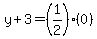 y%2B3=%281%2F2%29%280%29