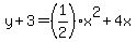 y%2B3=%281%2F2%29+x%5E2%2B4+x
