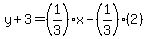 \"y%2B3=%281%2F3%29%2Ax-%281%2F3%29%282%29\"