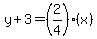 y%2B3=%282%2F4%29%28x%29