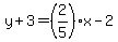 y%2B3=%282%2F5%29x-2