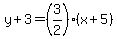 y%2B3=%283%2F2%29%28x%2B5%29