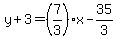 y%2B3=%287%2F3%29x-35%2F3