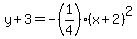 y%2B3=-%281%2F4%29%28x%2B2%29%5E2