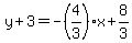 y%2B3=-%284%2F3%29x%2B8%2F3