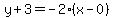 y%2B3=-2%2A%28x-0%29