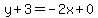 y%2B3=-2x%2B0