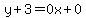 y%2B3=0x%2B0