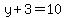 y%2B3=10