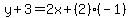 y%2B3=2x%2B%282%29%28-1%29