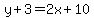 y%2B3=2x%2B10