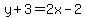 y%2B3=2x-2