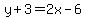 y%2B3=2x-6