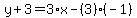 y%2B3=3%2Ax-%283%29%28-1%29