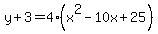 y%2B3=4%28x%5E2-10x%2B25%29