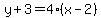 y%2B3=4%28x-2%29