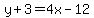 y%2B3=4x-12