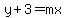 y%2B3=mx