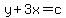 y%2B3x=c