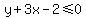 y%2B3x-2%3C=0