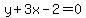 y%2B3x-2=0