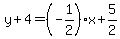 y%2B4=%28-1%2F2%29x%2B5%2F2