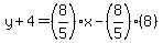 y%2B4=%288%2F5%29%2Ax-%288%2F5%29%288%29