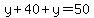 y%2B40%2By=50