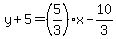 y%2B5=%285%2F3%29x-10%2F3