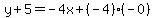 y%2B5=-4x%2B%28-4%29%28-0%29