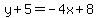 y%2B5=-4x%2B8