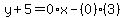 y%2B5=0%2Ax-%280%29%283%29