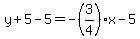 y%2B5-5=-%283%2F4%29x-5