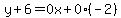 y%2B6=0x%2B0%28-2%29