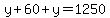 y%2B60%2By=1250