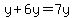 y%2B6y=7y
